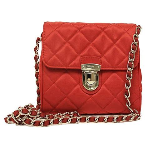 prada tessuto impuntu pattina crossbody bag red|Prada Pre.